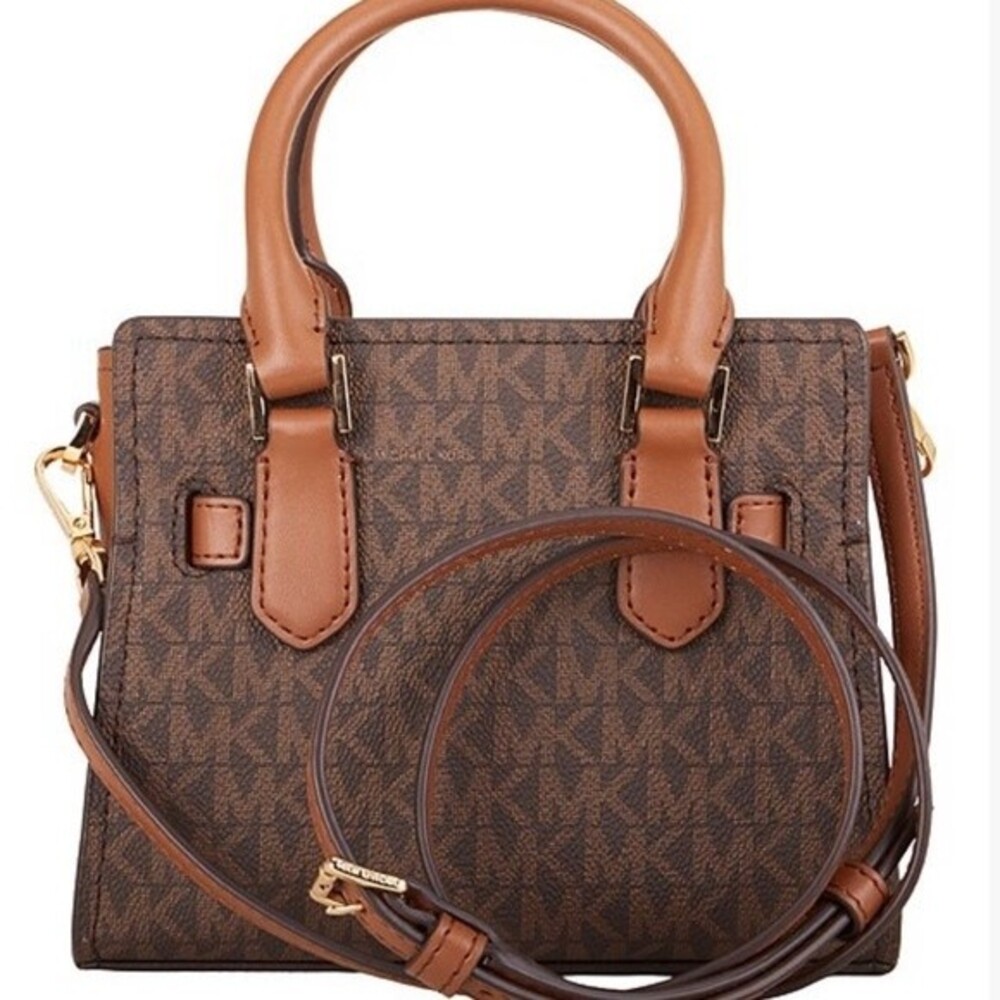 NWT Michael Kors HAMILTON SMALL Satchel Crossbody BAG - Picture 2 of 8